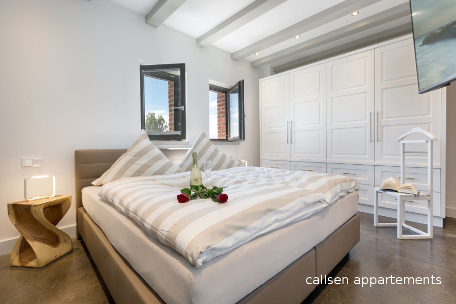 Schlafzimmer Callsen Appartements